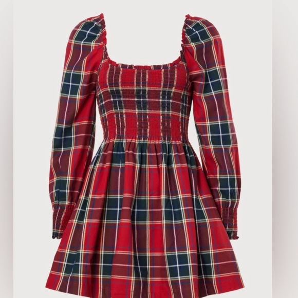 Hill House Norah Red Tartan - Picture 2 of 4